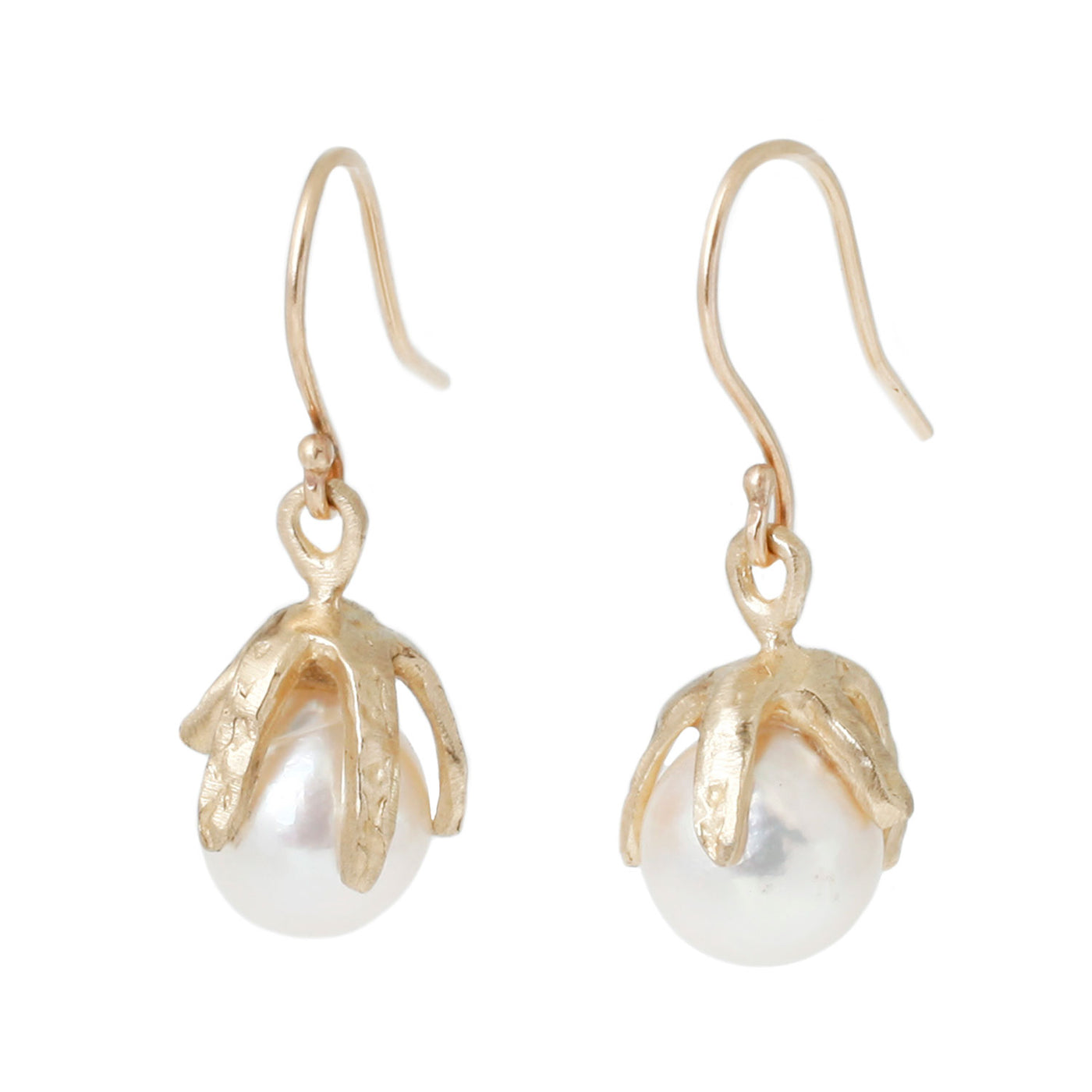 Gold Baroque Pearl Earrings – ESQUELETO