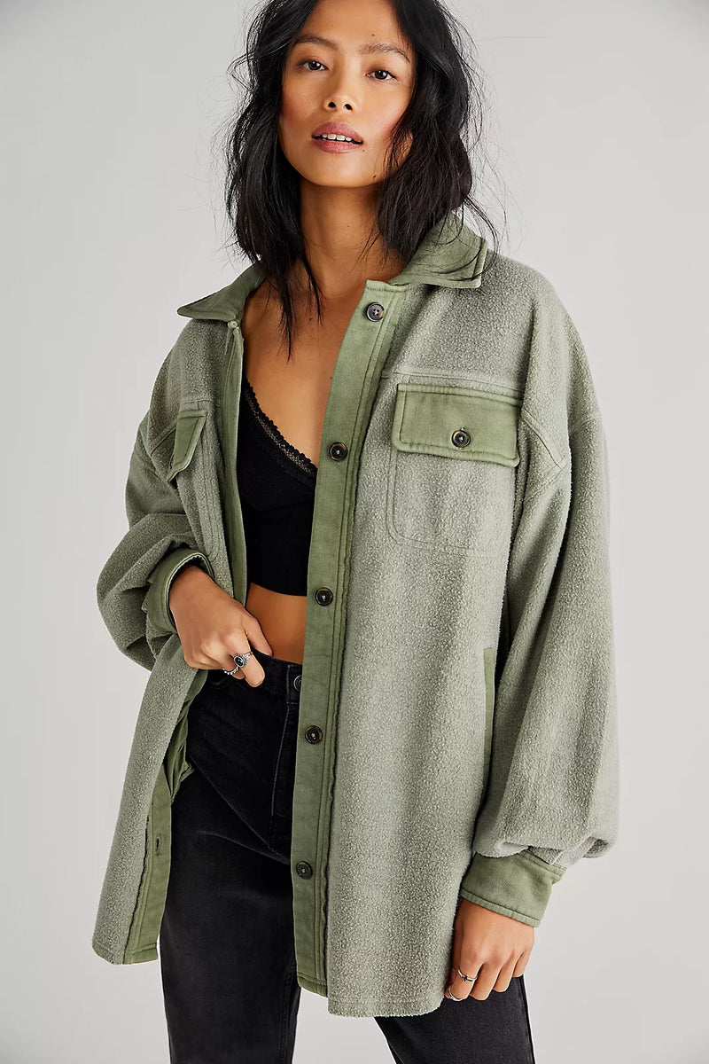 Free People Ruby Jacket Jaded – Green Eyed Daisy