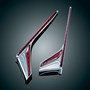 L.E.D. VERTICAL REAR LIGHT STRIPS Chrome/with Red Lenses  $159.99