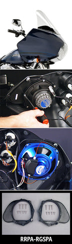 J&M Fairing Speaker Adapter Plate Kit for 98-13 Harley Roadglide $35.99 Was $39.99
