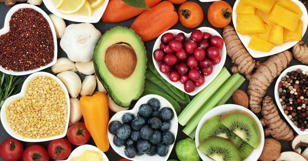 Healthy hearts thrive on healthy, nutritious food.
