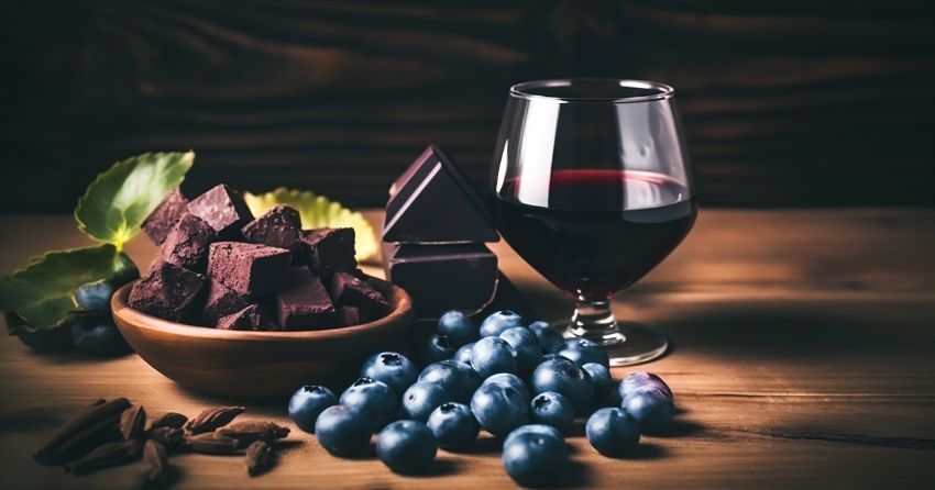 resveratrol is polyphenolic compound found in red grapes and wine exhibits strong antioxidant action