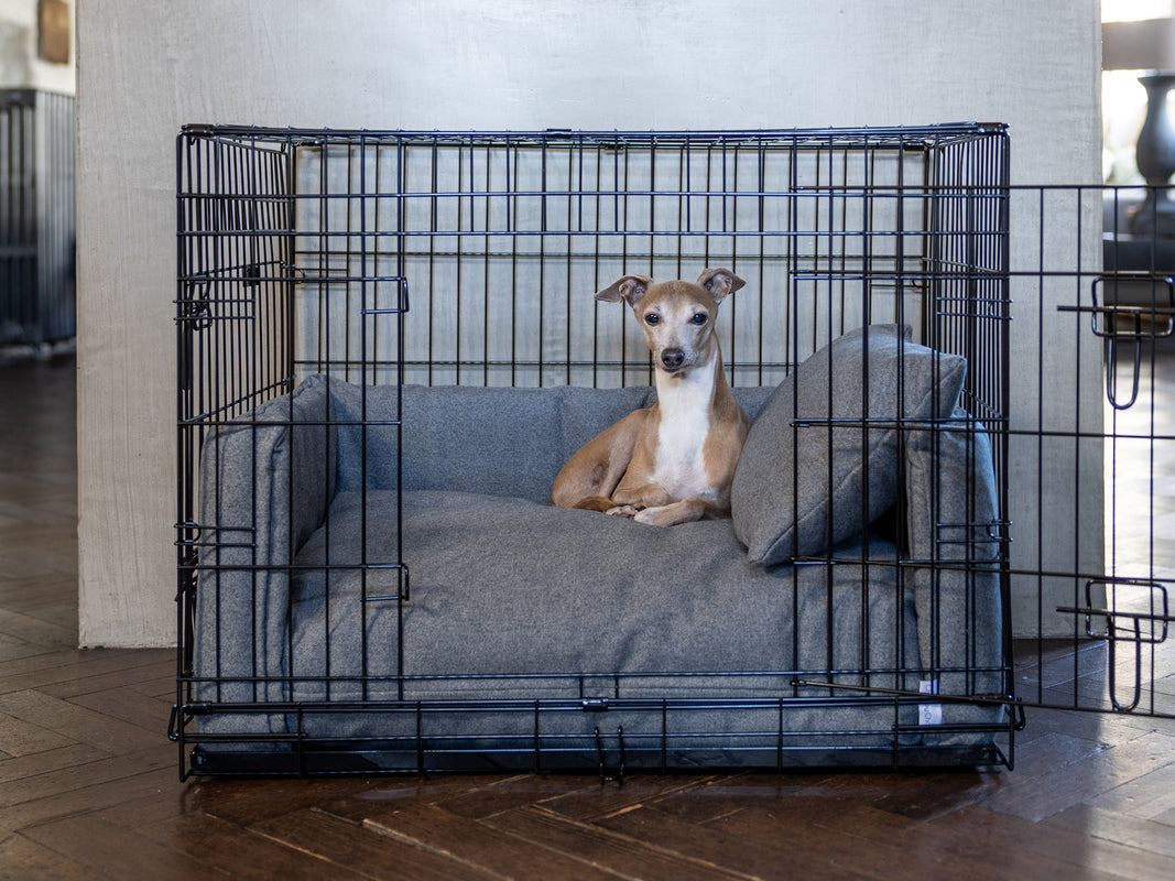 dog crate bed with bumpers