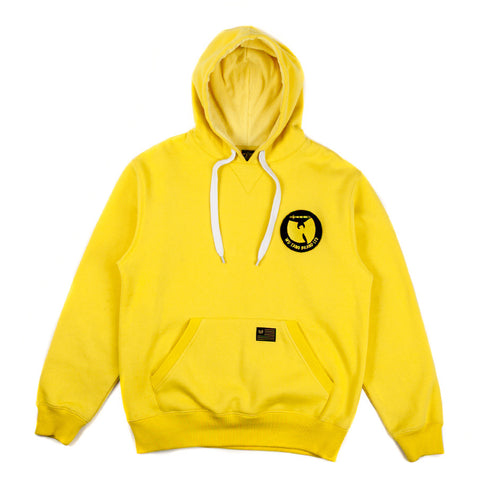 Sword Patch Pullover Fleece in Yellow