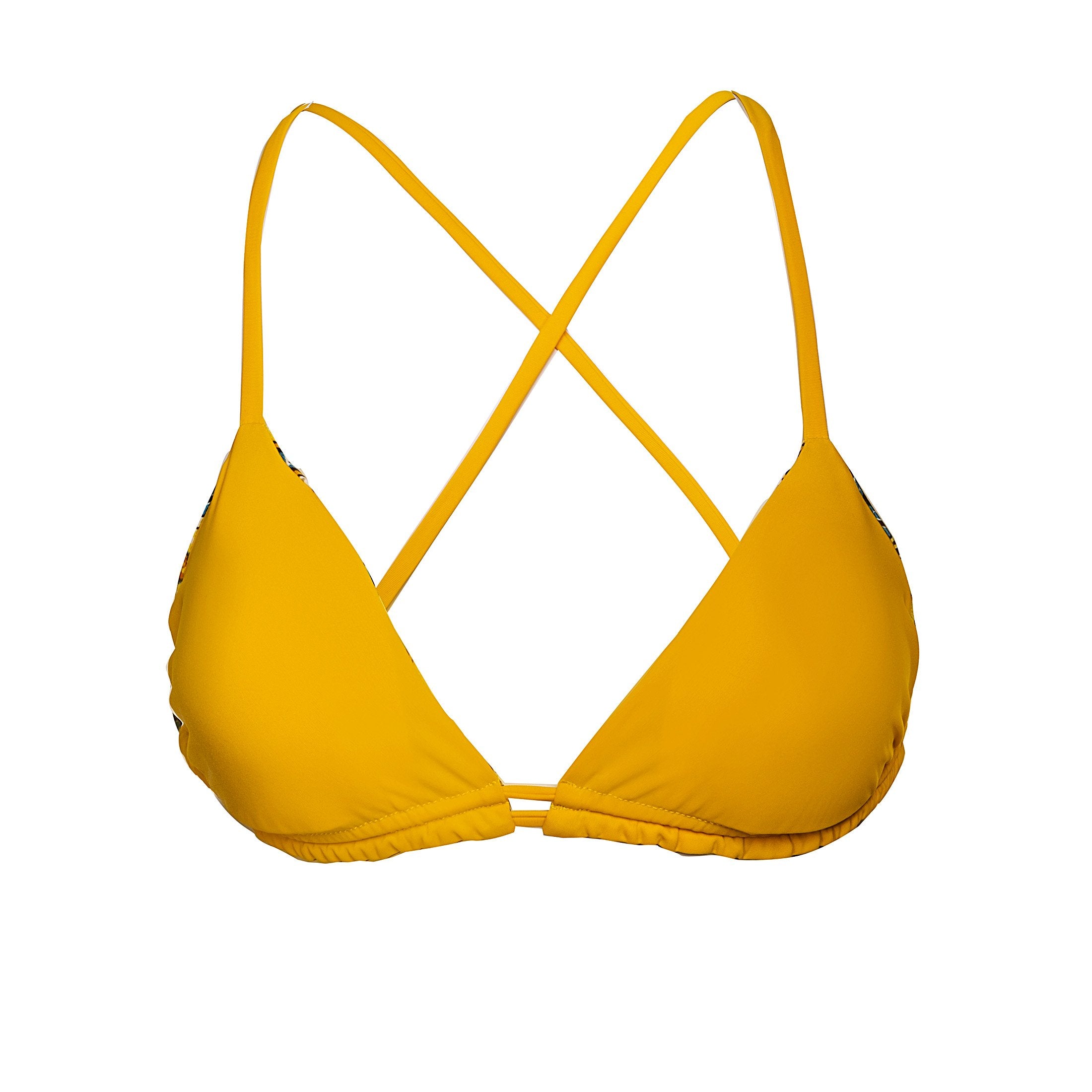 Panarea Triangle Top Sicilian Yellow | Top Swimwear | Bianca Bikinis