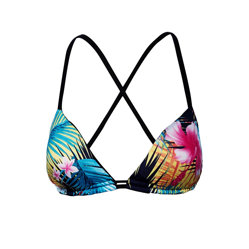 Panarea Triangle Top Tropical Flower | Top Swimwear | Bianca Bikinis