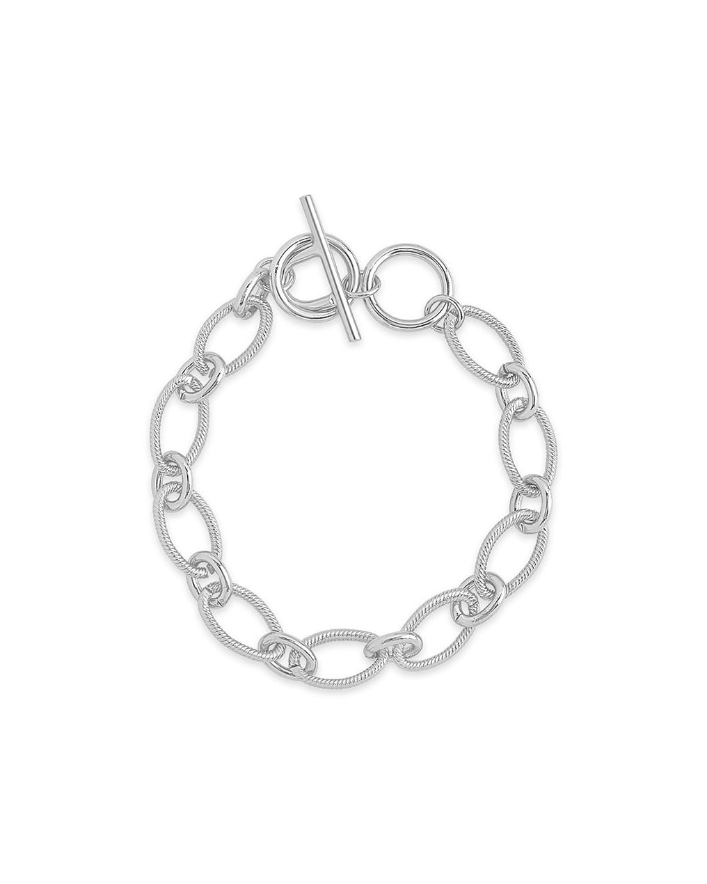 Chain Linked Toggle Bracelet – Sterling Forever