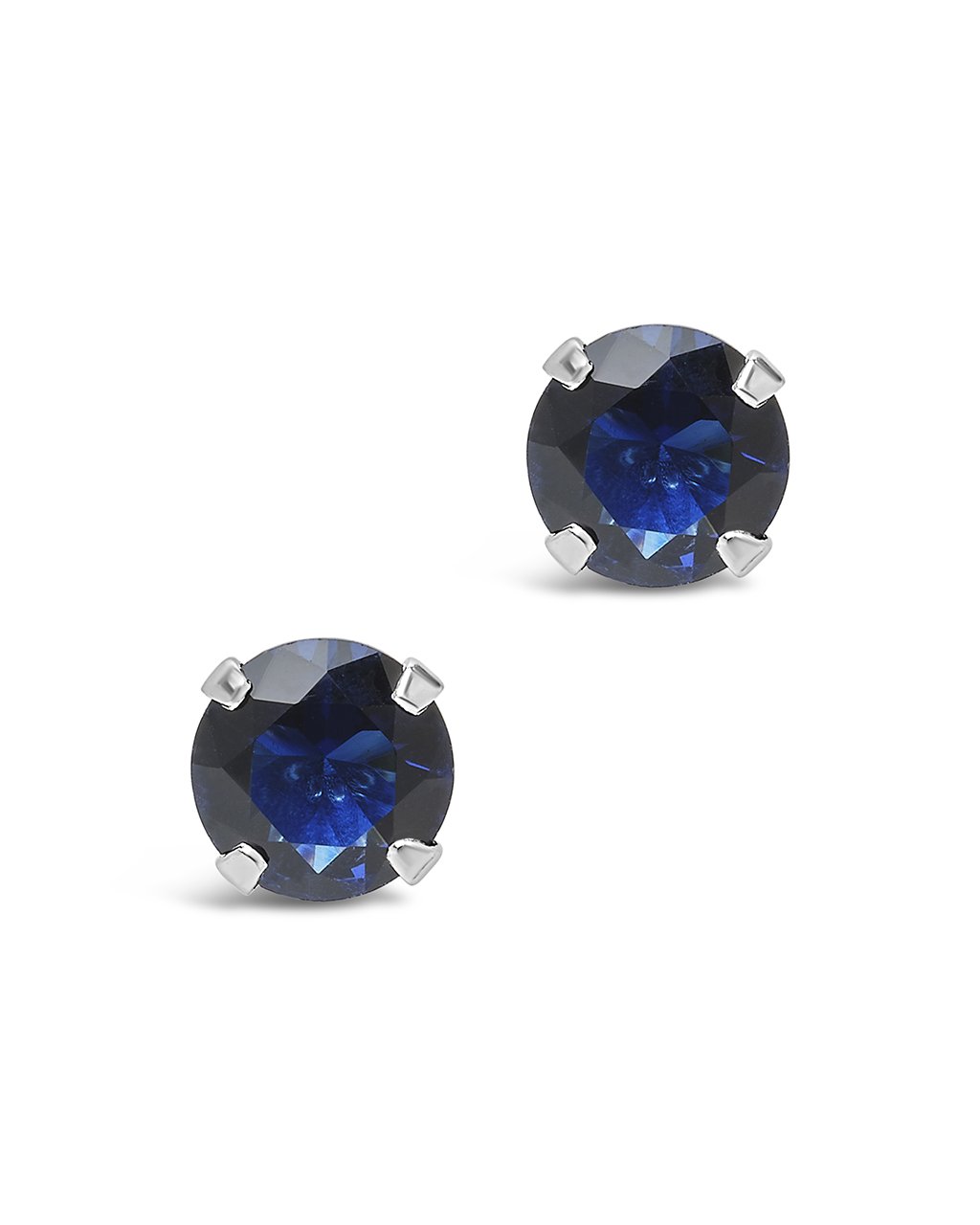 Sterling Silver 7mm Rainbow CZ Studs - Sterling Forever product image