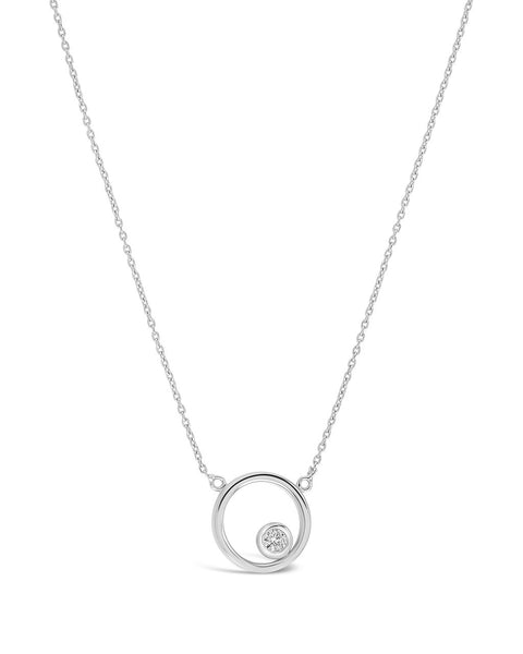 Sterling Silver Necklaces & Pendants, Cubic Zirconia CZ Necklaces
