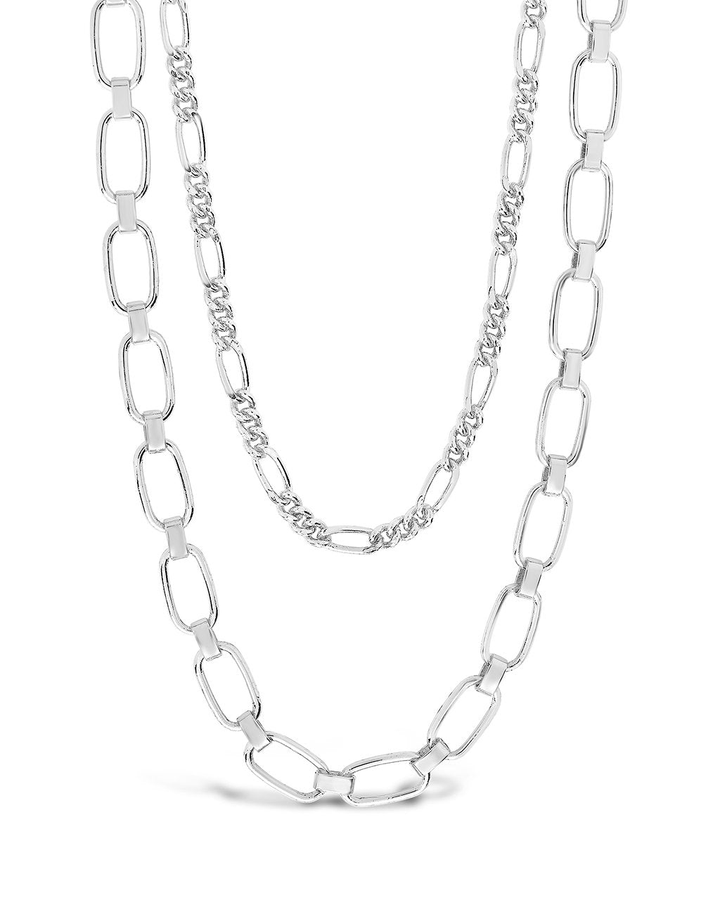 square link chain necklace