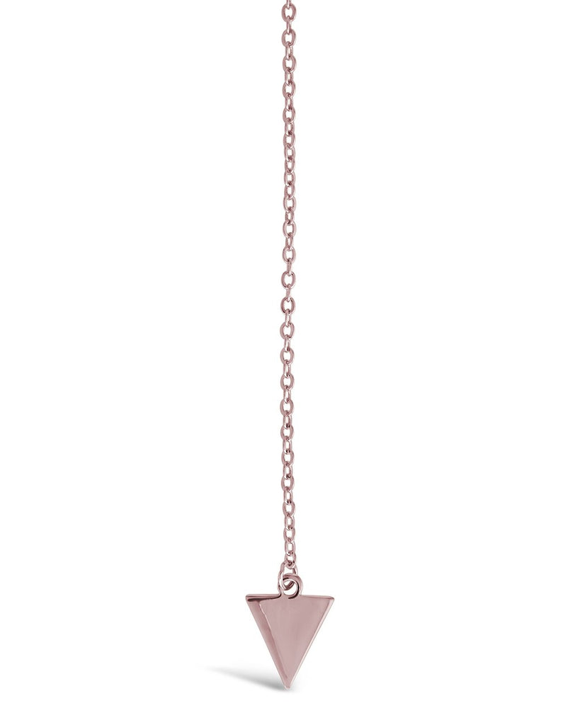 Triple Layer Triangle Drop Chain 