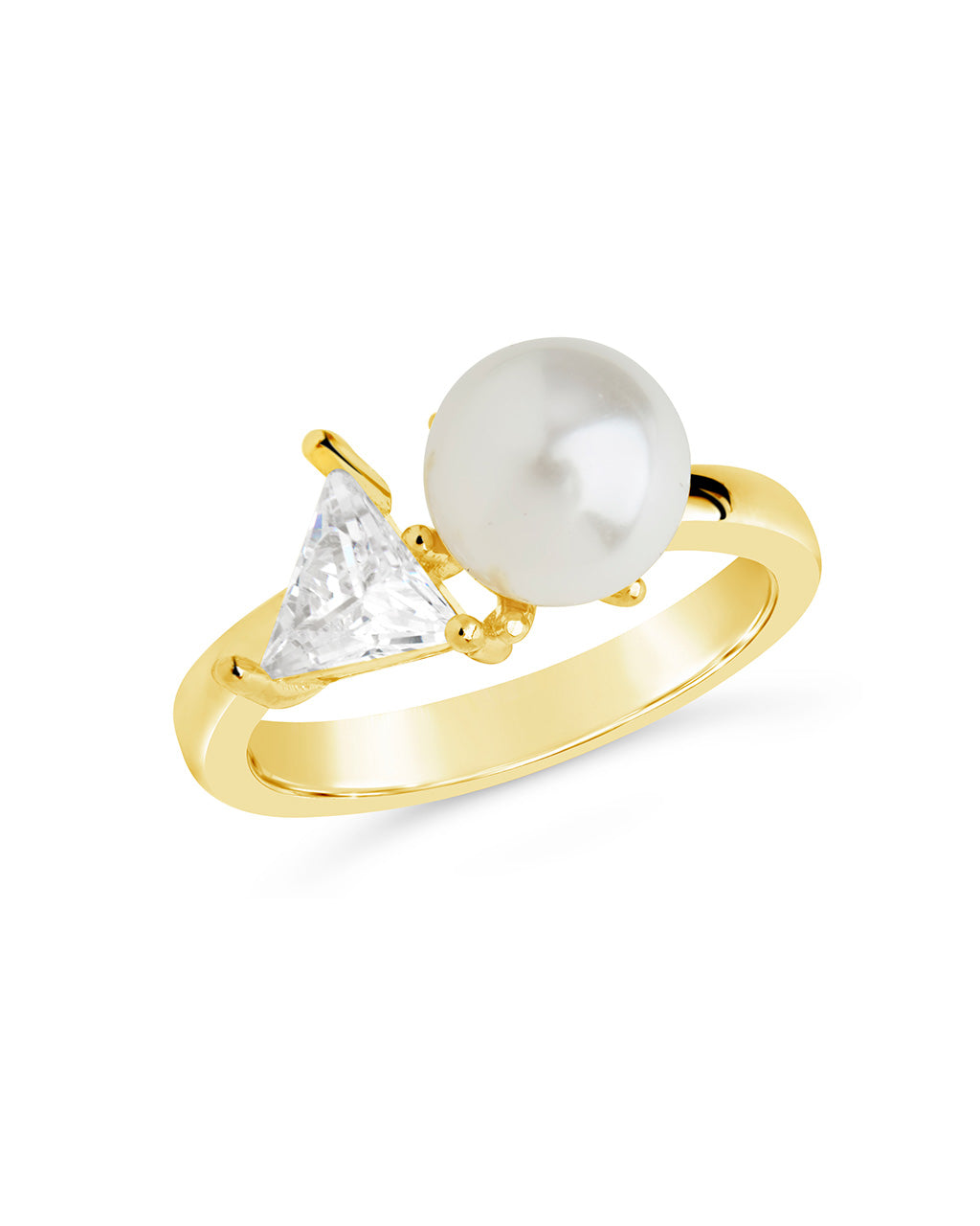 White Gold-Plated Costume Engagement Ring Size 9 Marked 18K TGE Fashion |  eBay