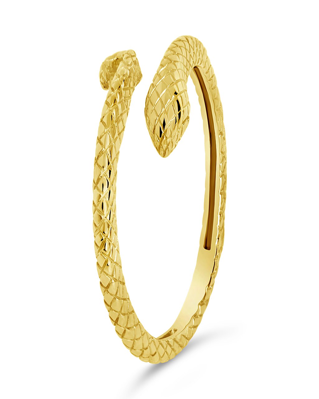14K Gold Serpentine Ring