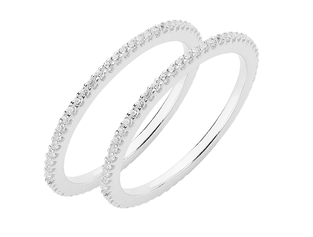 thin sterling silver rings