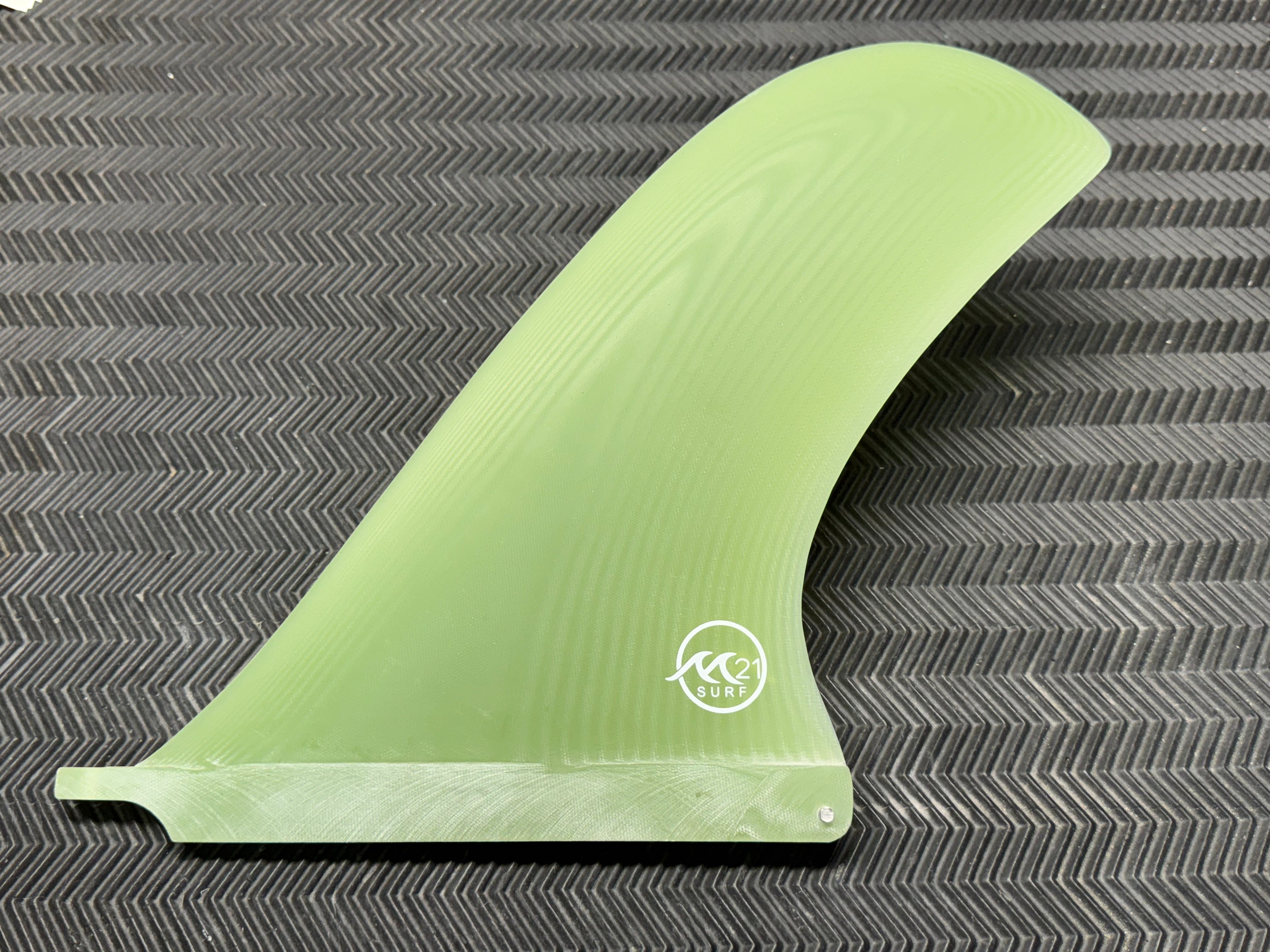 10" Hatchet Center fin Natural G10