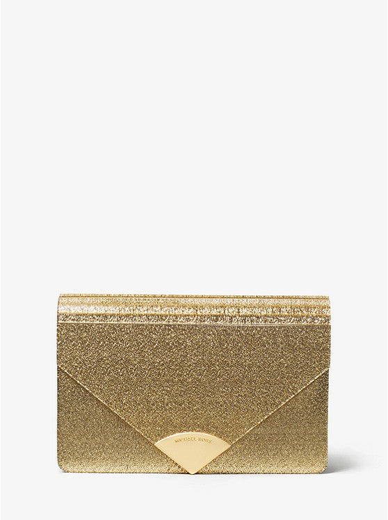 michael kors gold clutch