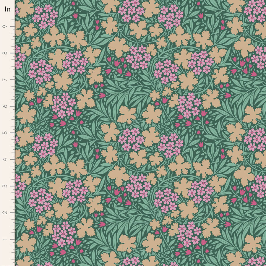 Tilda - Woodland - FQB 5 Fabrics - Green Sage- Quilt in a Day / Quilting  Fabric