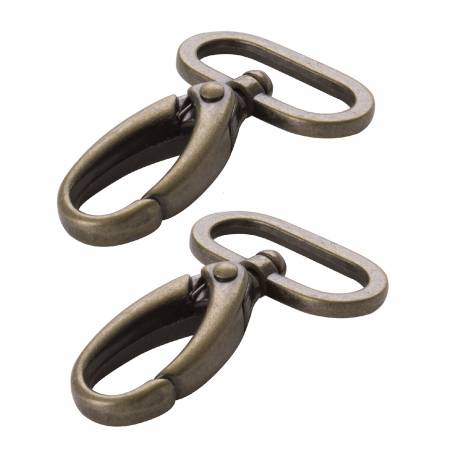 Sallie Tomato 1/2 Swivel Hooks - Set of Two Gold NOT6757