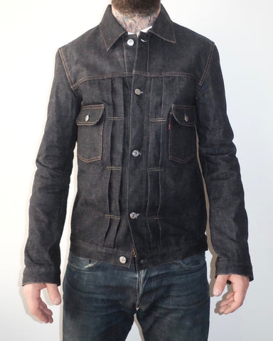 post soak tcb type 2 jacket japanese selvedge denim jacket 