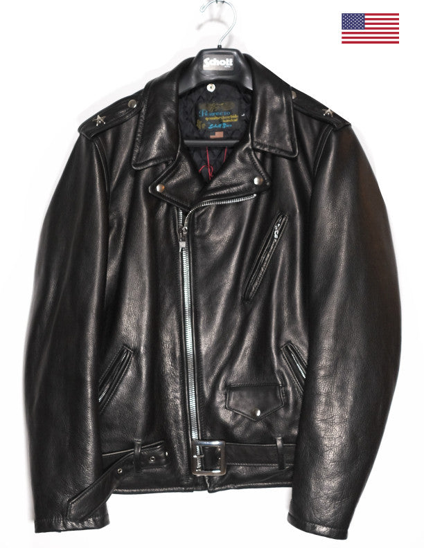Schott NYC. 519 Black Leather Jacket | The Shop Vancouver