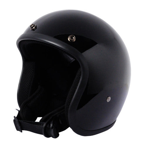 Lowest Profile 3/4 Motorcycle Helmet : Amazon.com: DOT Flat Black Low