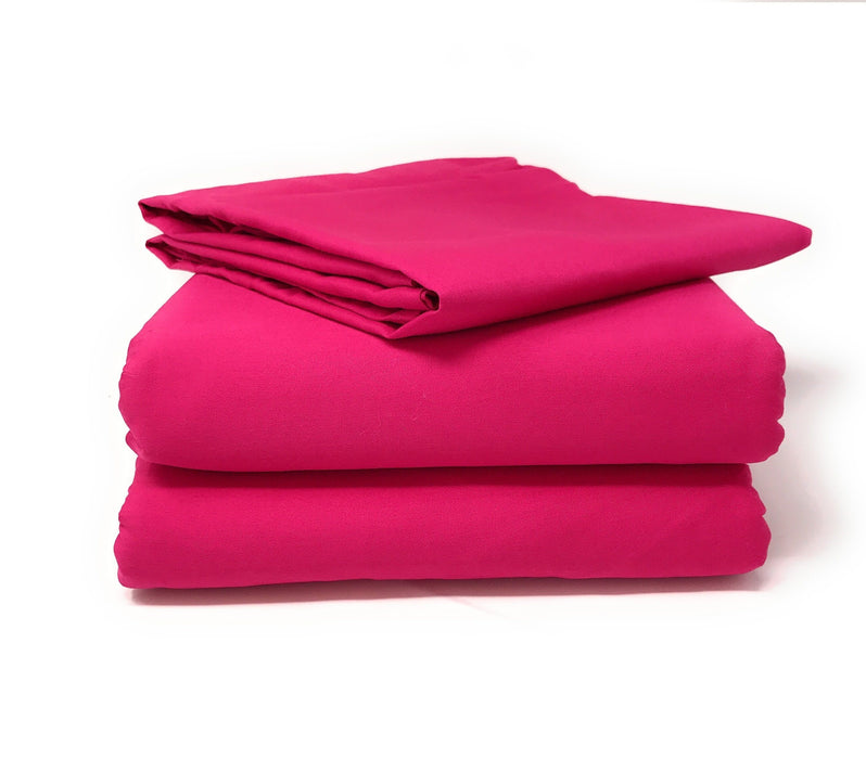 Tache Cotton Hot Pink Fitted Sheet (BS3PC-PI) — Tache Home ...