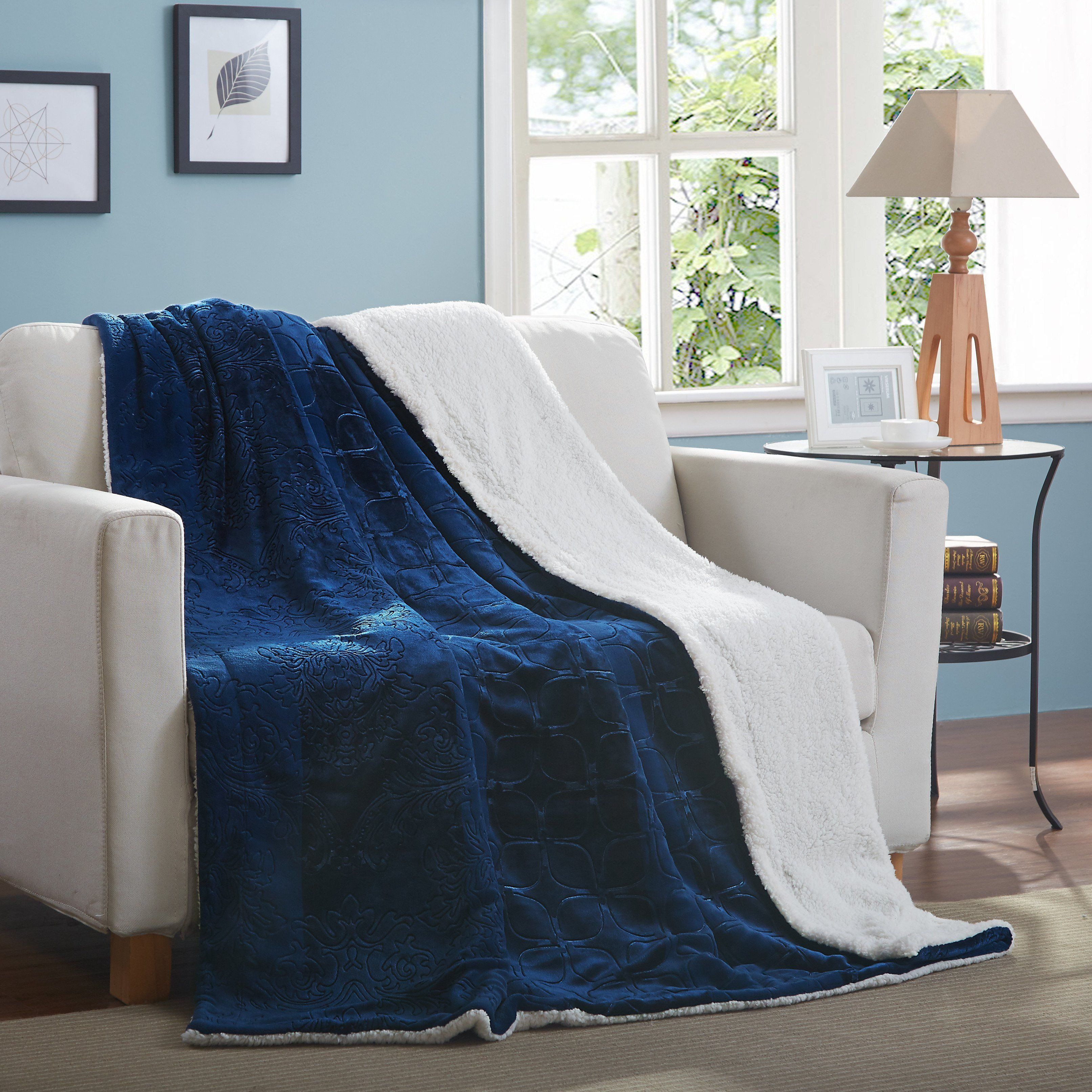 Tache Super Soft Winter Cabin Flannel Throw Blanket