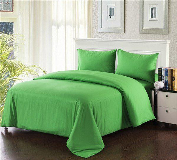 Tache 2 3 Piece 100 Cotton Lime Green Solid Duvet Cover Set Ta2 3pdu Tache Home Fashion