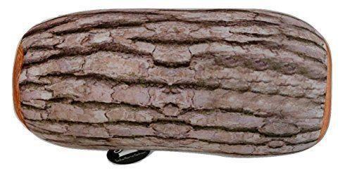 Tache Brown Log Cylinder Microbead Pillow Cushion Throw, 15x7 (TTS8915B) - Tache Home Fashion