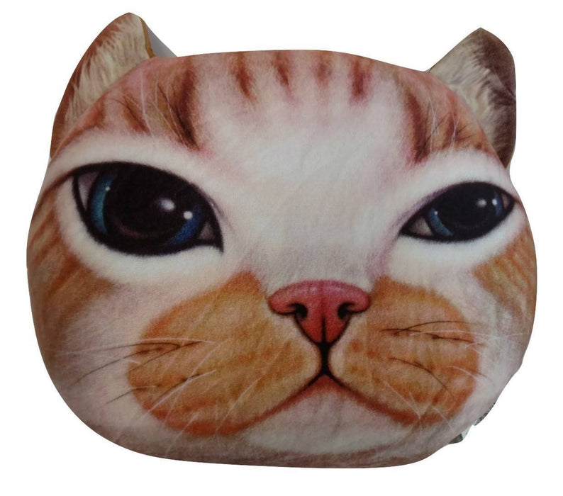 Tache Squishy Cute Cat Realistic Microbead Throw Pillow ...