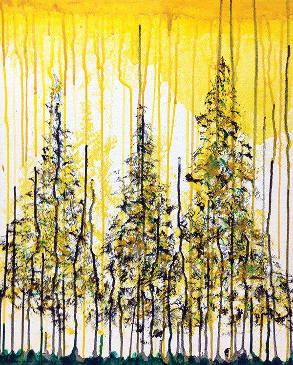 Paint & Sip: Dripping Pines - Studio Vino Paint & Sip