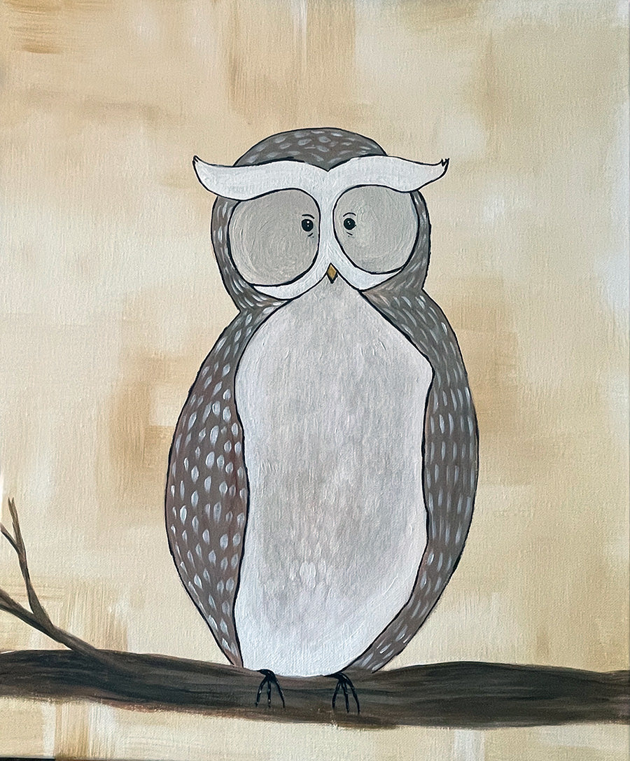 Wise Young Owl - Paint at Home Kit