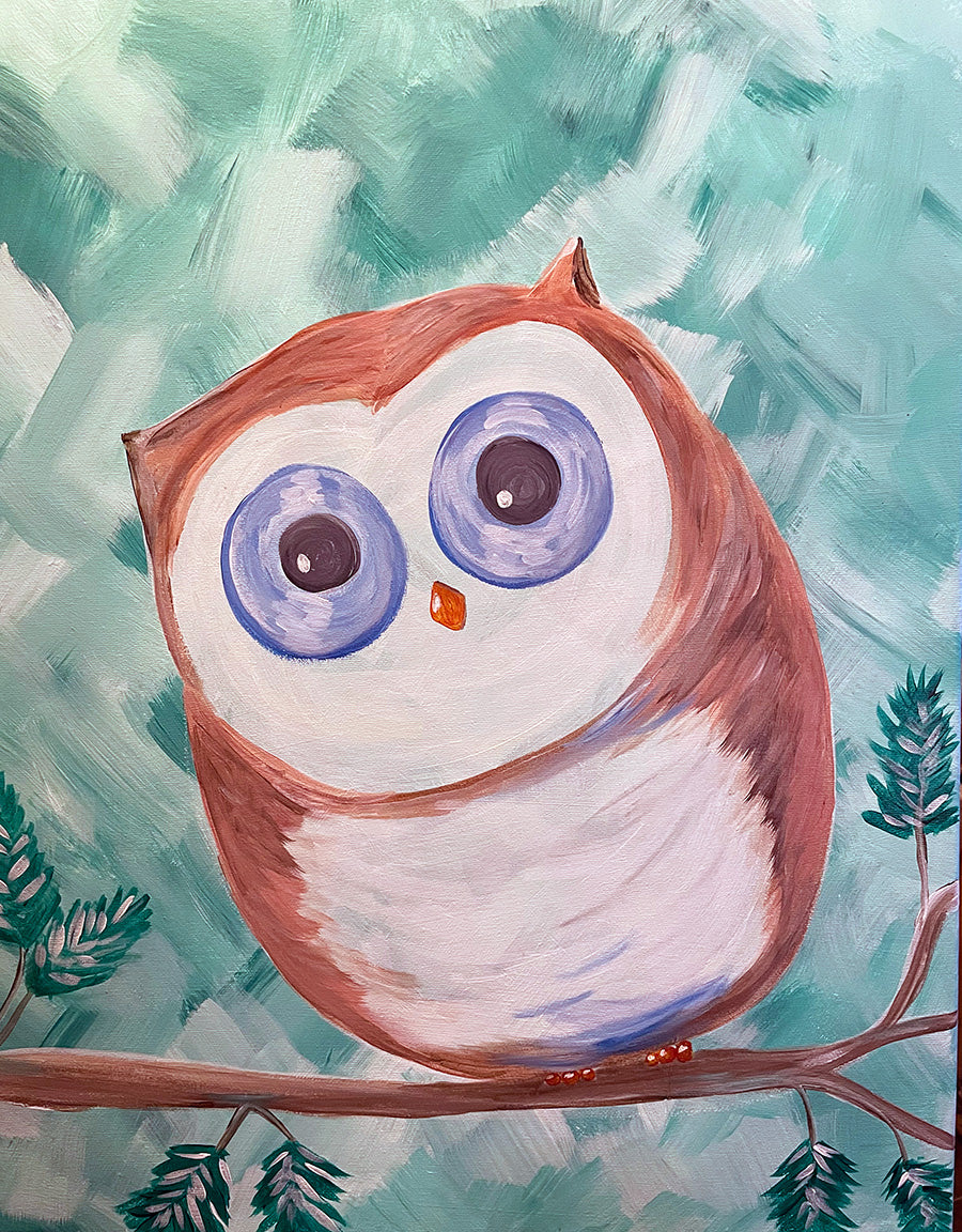 Wise Young Owl - Paint at Home Kit