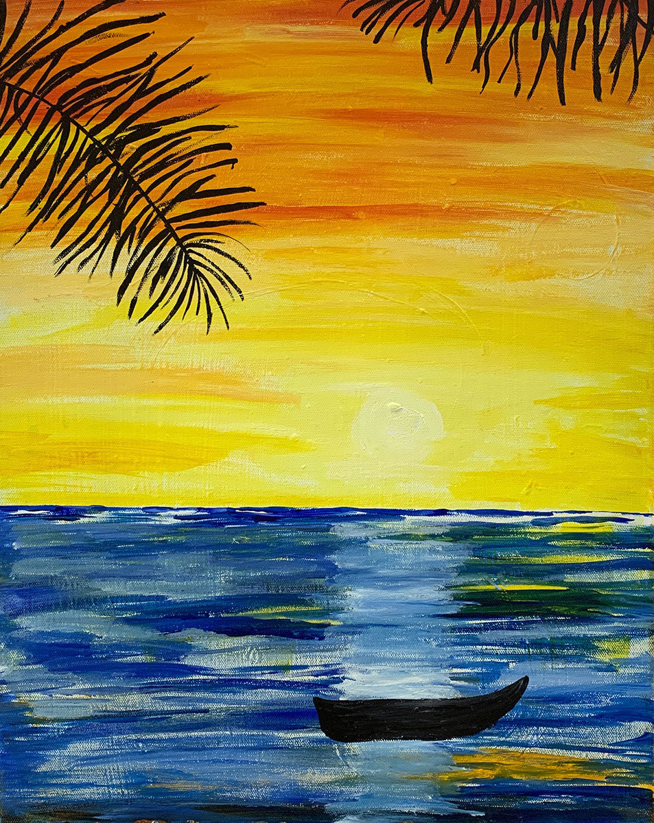 Tropical Paradise Studio Vino Paint Sip