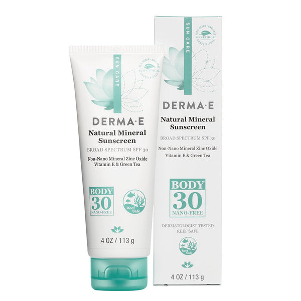 derma e natural mineral sunscreen