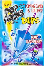 Blue Razz Pop Rocks Dips