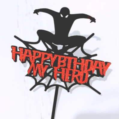 Spiderman Acrylic Topper – Celebration Cakes- Cakes and Decorating  Supplies, NZ