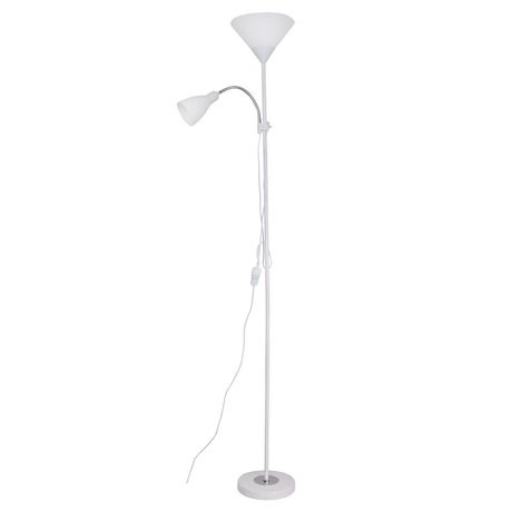 grey floor lamp