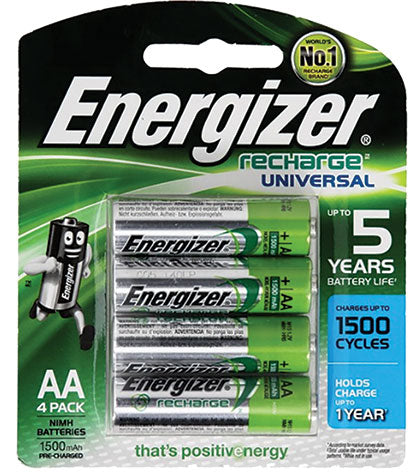 energizer aa solar rechargeable batteries