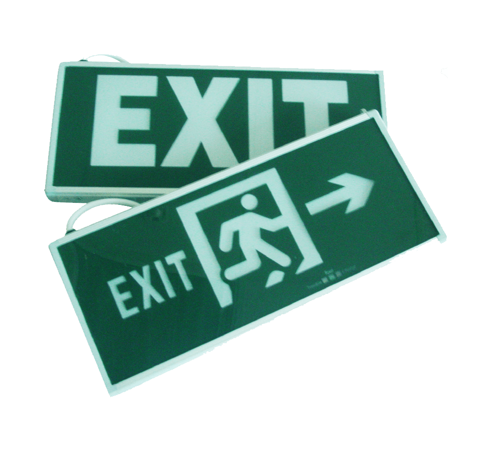 LED Emergency Exit Sign Double-sided | Future Light - LED Lights South ...