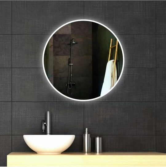 dimmable lighted mirror