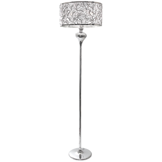 chrome standing lamp