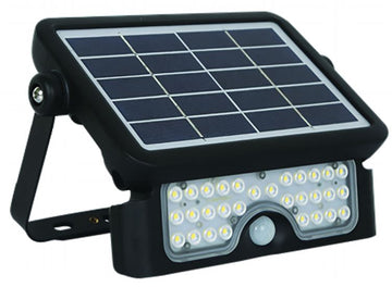 solar floodlight with sensor