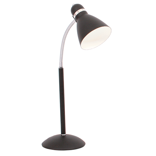 steel desk lamp