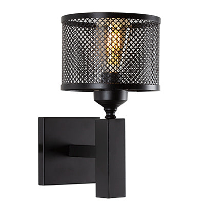 black mesh lamp