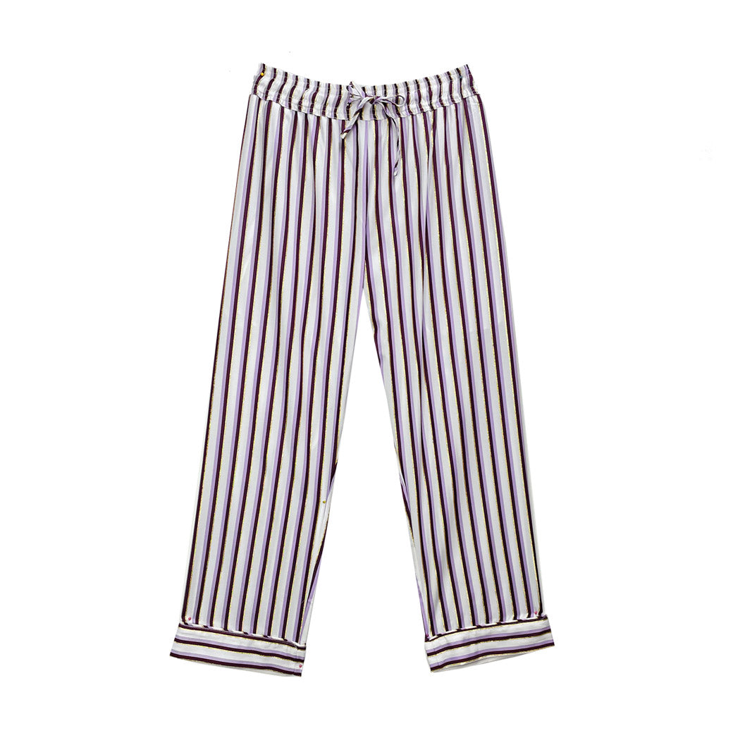Everyday Pants - Lilac Pinstripe – BURU