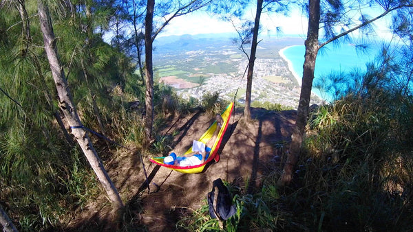 ENO hammock with a view in Hawaii