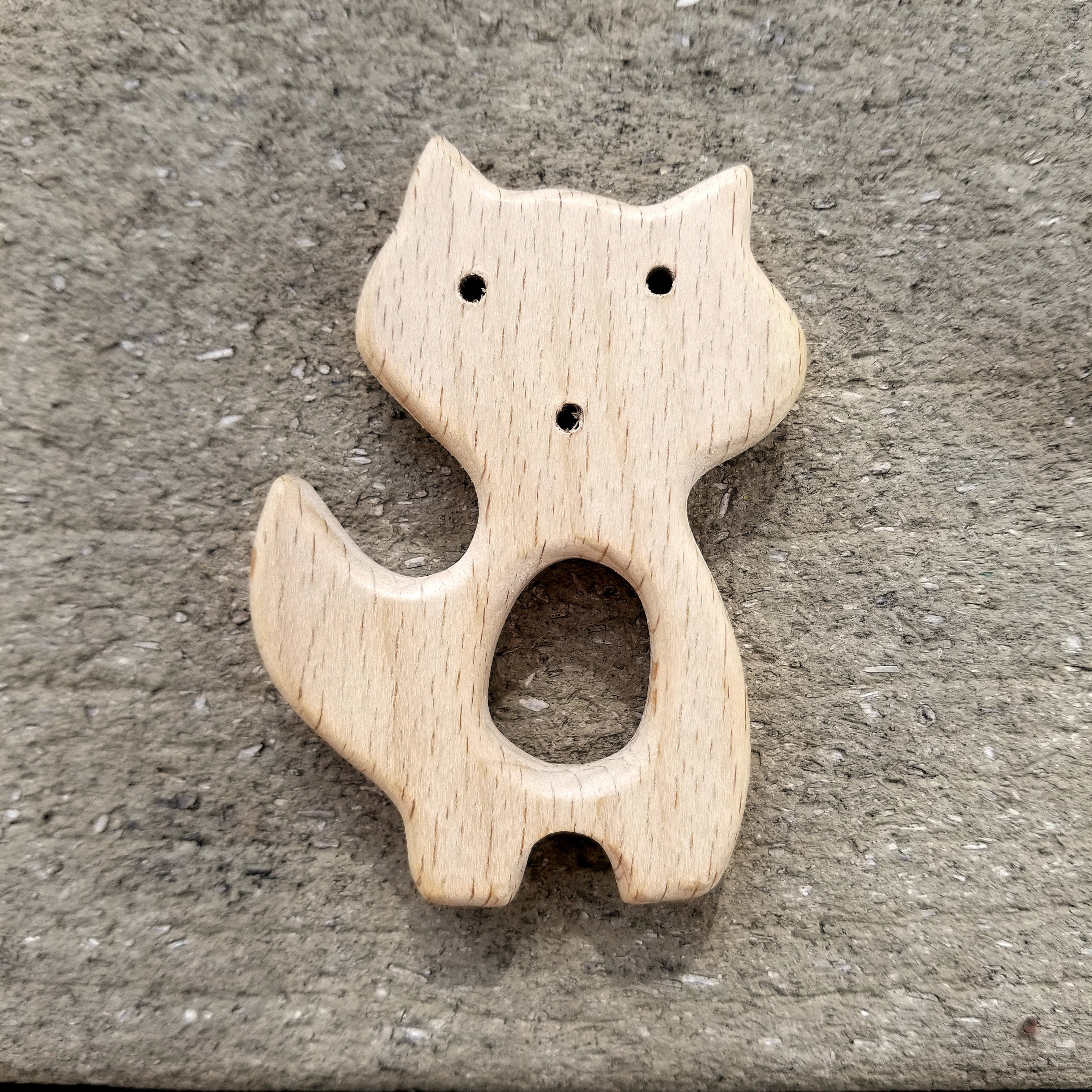 natural wood teething rings