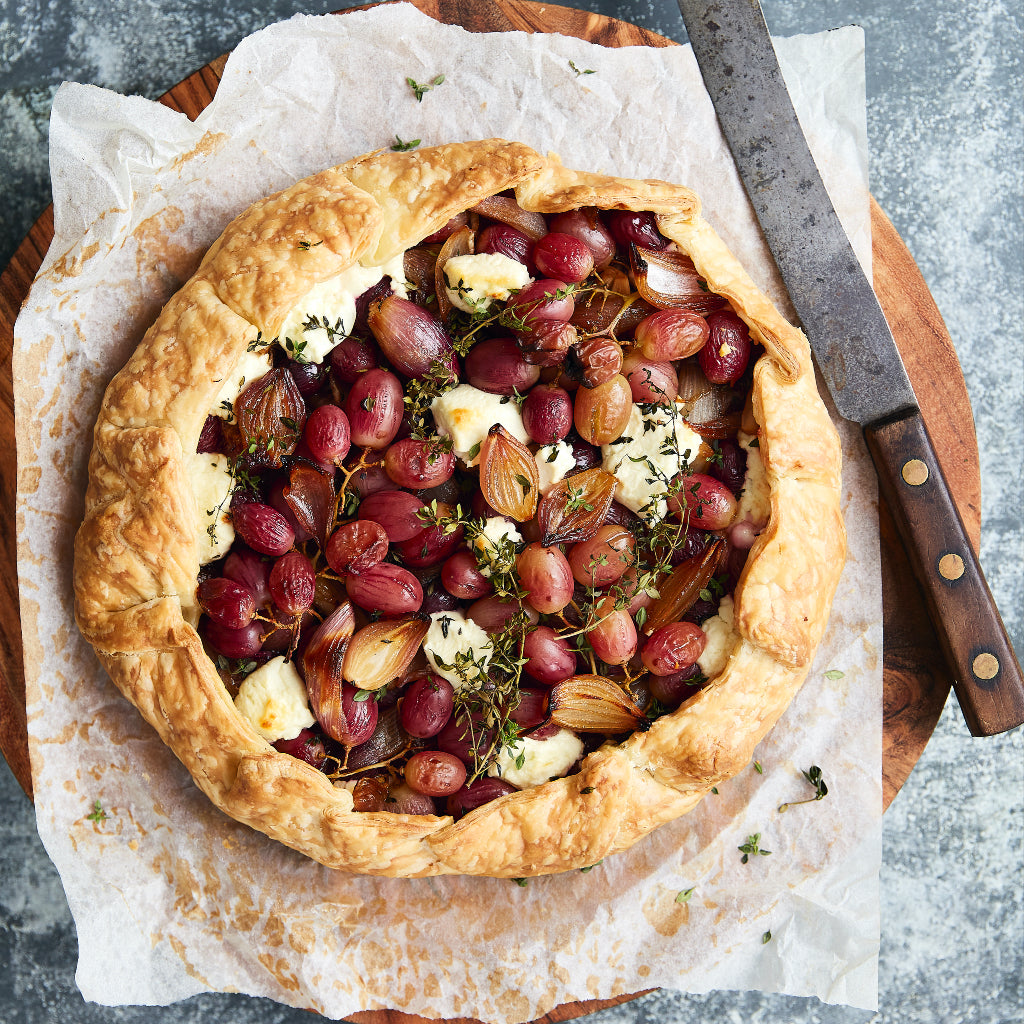 Red Grape and Caramelized French Onion Galette | Seasonal Recipes ...