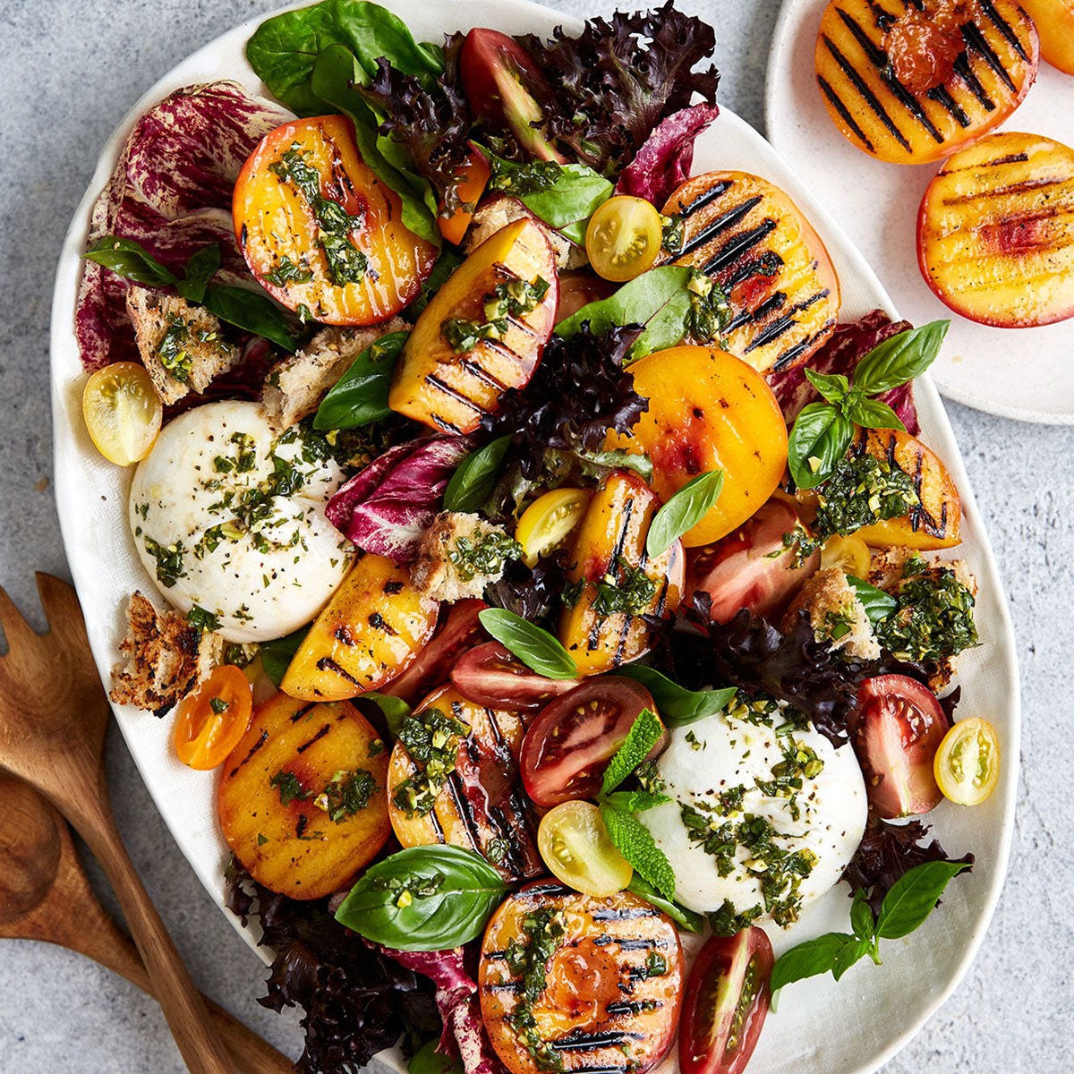 Grilled Nectarine and Burrata Salad | Sone Fruit Recipes | Harris Farm ...